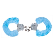 Наручники с мехом Furry Fun Cuffs Pale Blue 9506TJ